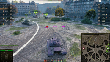 Малиновий приціл для WOT